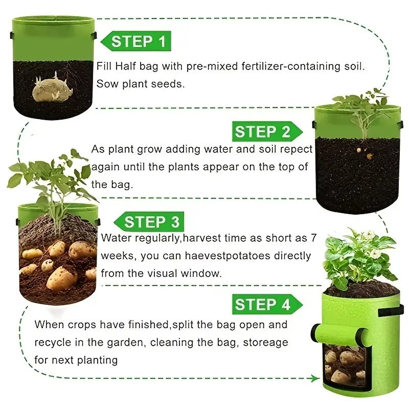 Thickened Non-Woven Fabric Vegetable Planting Bag